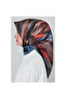 Sura Silk Scarf Nostalgia Indigo, Pink, Black - 4