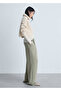 Pleated Wideleg Jogger Pants - 6