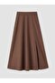 High Waist Slit A-Line Skirt (S6) - 5