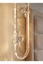Modern Lighting, Double pendent, Light, Long Crystal light, Suitable for bedroom and living room, Adjustable height, French gold, 30x8x100 - 3