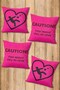 Digital Printed Soft Textured 4-Piece Throw Pillow Cover Set Krl0138 - 2