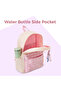 16.5” School Backpack w/ 4-Wheel Trolley–Lightweight Laptop School Bag Set, Blush Rush Pink - 5