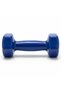 Blue Silicone Coated Dumbbell 2 KG — Non-Slip Home Fitness Weight