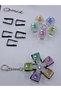 5-Key Stress Wheel Illuminated Keyboard Stress Relief Sound-Emitting Light-Up Keypad Keychain - 4