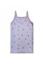 100% Cotton Girls' Floral Patterned Thin Strap Undershirt Set of 4 / 2-11 Years Old / Undershirt / Underwear - 7