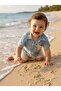 Baby Boy Muslin Decorated Shirt and Shorts Set Summer Gift Set - 2