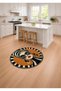 Sdt Women's Patterned Round Modern Woven Base Decorative Carpet Sdt1607 - 2