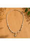 Kly-1029 Medallion with Pearls Authentic Handmade Summer Design Necklace - 5