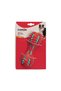 Two-Color Tpr Dumbbell Dog Toy with Spiked Tip 18 cm