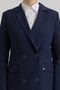 Kruvaze Blazer Ceket - Lacivert - 3