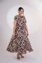 Plus Size V-Neck Button Detailed Dress