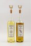 6 Piece Premium Glass Kitchen Set with Golden Deer Figures, Jar, Oil Pot, Towel Holder, Decorative Set - 5