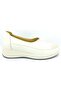 103 Beige Genuine Leather Orthopedic Women's Shoes - 3
