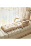 55x64x56 cm Folding Floor Chair Single-Back Sofa Cushion Multi Angle Adjustment Padded Sleeper Bed For Balcony Bedroom With Pillow 1 Seater - 2