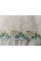 Handcrafted Needle Embroidered Prayer Cover Dowry Cover Mevlit Headscarf Crepe Fabric 145X75 cm - 6