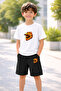 Boy's Shorts Set Printed Cotton Summer Comfortable Fit Sports Combination