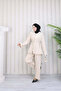 Pants Suit Elegance Belted Hijab Suit - 6