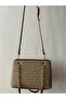 Patterned Medium Size Women's Hand and Shoulder Bag - 4