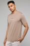 Typography Print T-Shirt with Crew Neck and Short Sleeves - 2