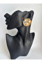Gold Color Sea Shell Earrings (3.5 cm) - 4