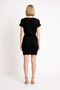 Women's Sleeveless Bodycon Mini Dress Boat Neck Low Sleeve Detail 97% Cotton Knitted Comfortable Casual Comfortable - 5