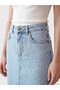 Blue Regular Fit Mini Jean Skirt - 3