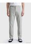 Gray Relax Fit Dobby Men's Trousers - 2