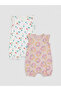 Sparkling Choices from Shining Store Printed Baby Girl Jumpsuit 2-Piece Set