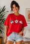 Best Friends Cat Printed Unisex Oversize T-Shirt – Cotton Crew Neck Casual T-Shirt