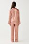 Luna Touch Kimono Pants 2-Piece Satin Set Mink - 5