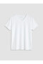 Vizyon New Season V-Neck Combed Cotton Men's T-Shirt - 4