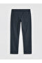 Indigo regular fit gabardine men's chino pants from gülis clothing - 6