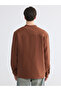 Nevavm Regular Fit Stand Collar Men's Textured Shirt with a Difference - 4