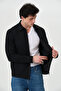 Men's Seasonal Jacket Zipper-Closed Lycra Men's Overshirt Coat - 5