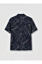قميص رجالي من NEVAVM بتصميم Regular Fit Resort Yaka Patterned - 6