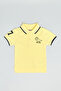 Print Detail Polo T-Shirt and Short Sleeves