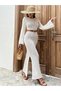 Openwork Back and Slit Detailed Cotton Women's Beach Dress - 3