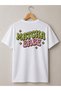 Matcha Girl Design Printed T-Shirt Women's White Tshirt - 5