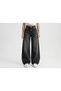 Black Baggy Relaxed Pocketed Loose Fit Jeans