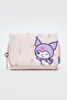 Kuromi Print Flap Wallet