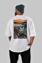 25 Cats for Cat Lovers Printed White Oversize T-Shirt 100% Cotton Unisex Cat Lover Premium Design - 4