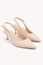 Women's Casual and Classic Pointed Toe Open-Back Heeled Shoes