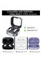 Samsung Galaxy Bud 4 Pro Case/Buds4 Case Clear Lock Clip with Phone Stand -Purple - 2
