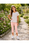 Pack of 6 Cotton Girls' Capri Leggings - 5