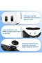 VR Accessories for Meta Quest 3, Transparent Anti-Scratch Protective Cover Shell with Tempered Glass Lens Protector & Silicone Joystick Caps - 3