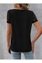 Women's Short Sleeve V-Neck Blouse, Pack of Lace Viscose - 5