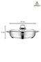Nirvana 4-Piece Stainless Steel 18-20 cm Sahan Set with Glass Cover - 4