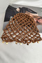 Bohemian Style Sequin Detail Hand Knitted Mesh Beanie Hair Accessory - 3
