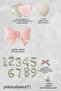 Pink Bow Ribbon Decorated 3 Year Old Balloon Theme Birthday Balloon Set - 2