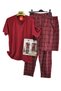 New Season Men's Summer Combed Cotton Triple (Shorts) Pajama Set - 3